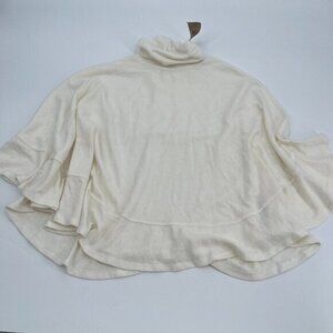 Michael Stars Mock Neck Swing Top XS Womens White Chalk Madison Brushed New